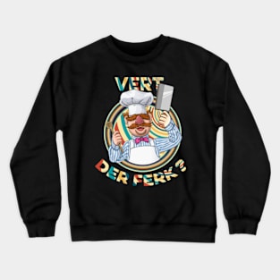 vert der ferk retro style Crewneck Sweatshirt